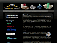Tablet Screenshot of gemsprice.com